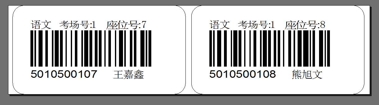 鎮(zhèn)海區(qū)學(xué)生考試條碼打印,專業(yè)打印準(zhǔn)考證條碼的打印機(jī)